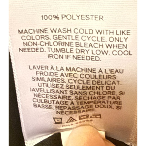 Express Women’s Black Whimsigoth Long Sleeve Faux Wrap Midi Dress Tie Waist - XL - Picture 8 of 9